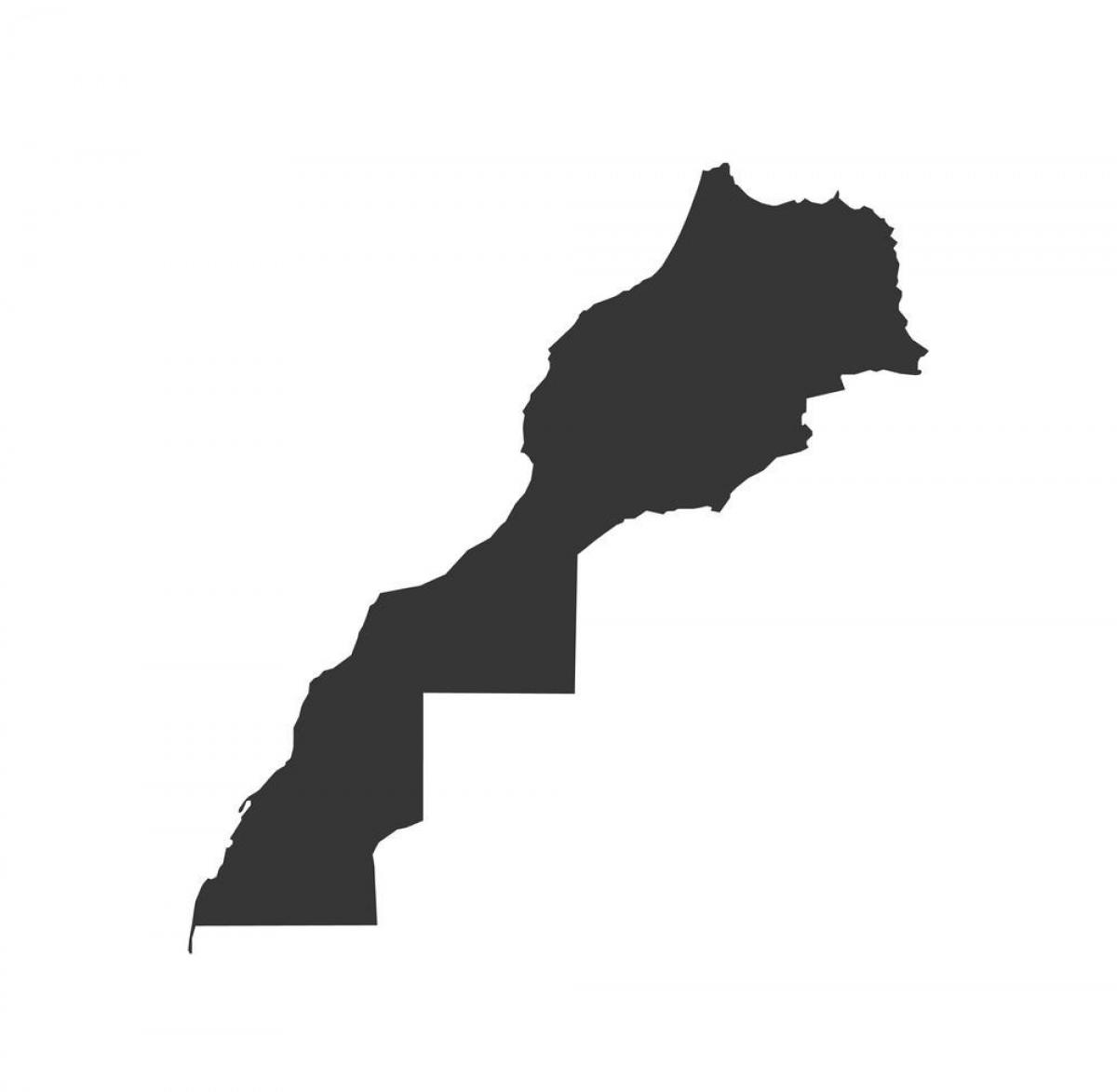Marokko Vektorkarte